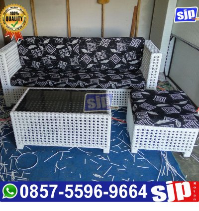 Pabrik Sofa Rotan Sintetis Anyaman Mata Ayam