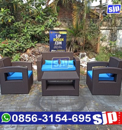 pengrajin produsen pabrik sofa rotan sintetis untuk ruang tamu dan keluarga